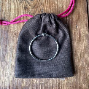 Kate Spade New York Silver Tone Sailors Knot Bangle Bracelet